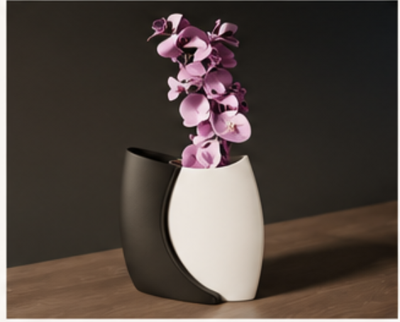 Interlocking Double Vase
