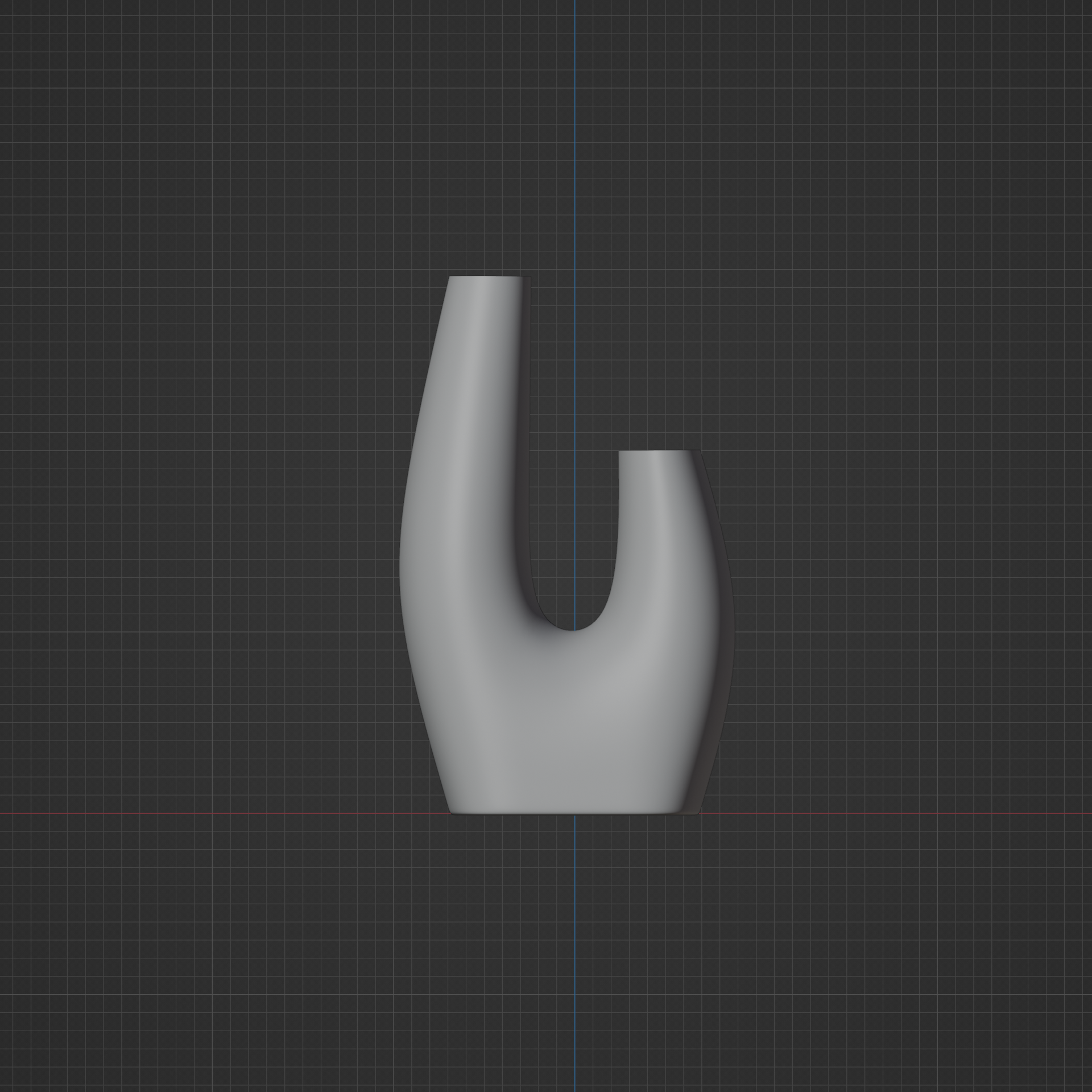 Dual-Chamber Ceramic Vase